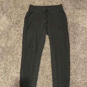 Black champion drawstring pants in size